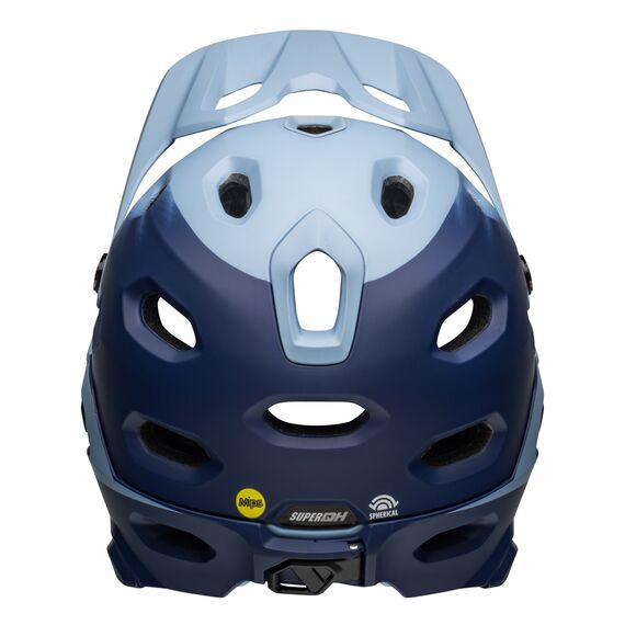 Kask full face BELL SUPER DH MIPS SPHERICAL matte light niebieski navy, Kolor: niebieski, Rozmiar: L (58-62 cm), 4 zdjęcie