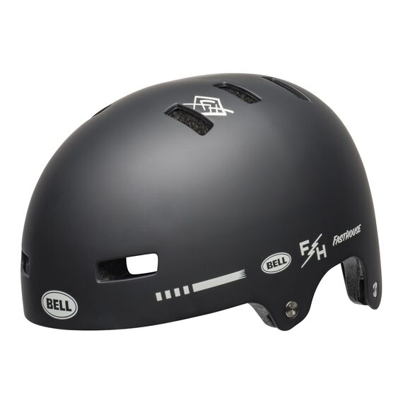 Kask bmx BELL LOCAL matowy czarno-biały Fasthouse, Kolor: czarno-biały, Rozmiar: M (55-59 cm), 2 zdjęcie
