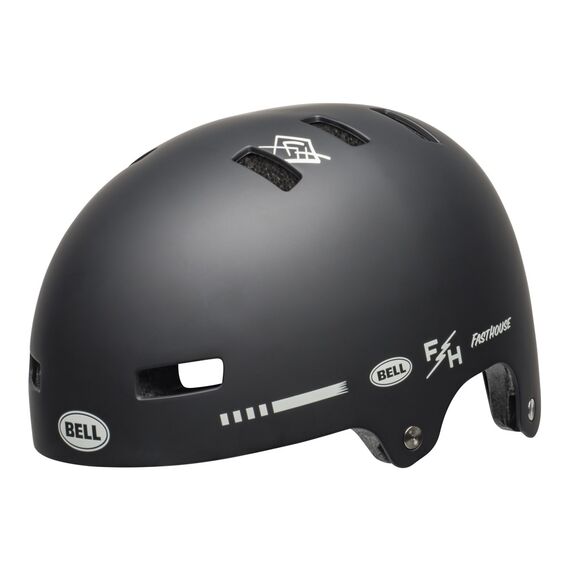 Kask juniorski BELL SPAN matte czarny biały fasthouse, Kolor: czarno-biały, Rozmiar: S (51–55 cm), 2 zdjęcie