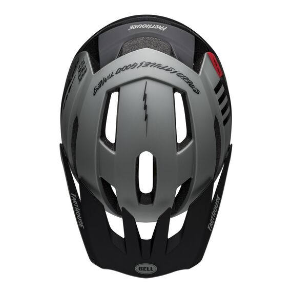 Kask mtb BELL 4FORTY AIR INTEGRATED MIPS fasthouse matte gloss gray czarny, Kolor: ciemnoszary, Rozmiar: S (52-56 cm), 5 zdjęcie