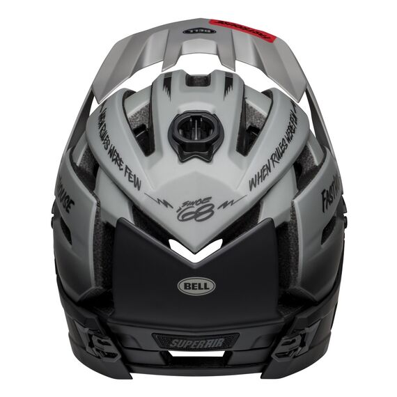 Kask full face BELL SUPER AIR R MIPS SPHERICAL matte gray czarny fasthouse, Kolor: czarno-szary, Rozmiar: S (52-56 cm), 3 zdjęcie