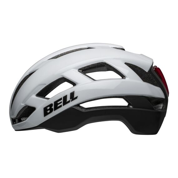 Kask gravel szosowy BELL FALCON XR LED INTEGRATED MIPS matte gloss biały czarny, Kolor: biały, Rozmiar: M (55-59 cm)