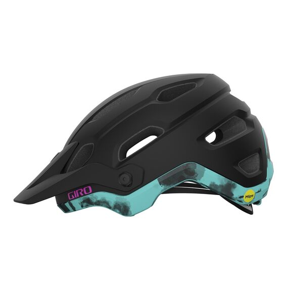 Kask mtb GIRO SOURCE INTEGRATED MIPS W matte czarny ice dye, Kolor: czarno-zielony, Rozmiar: M (55-59 cm)