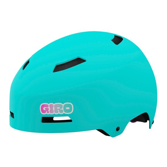 Kask dziecięcy juniorski GIRO DIME FS matte screaming teal roz. S (51-55 cm) .