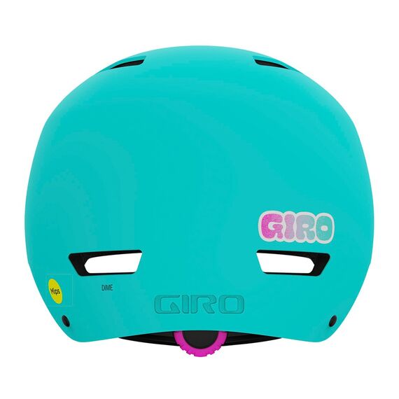 Kask dziecięcy juniorski GIRO DIME FS matte screaming teal roz. S (51-55 cm) .