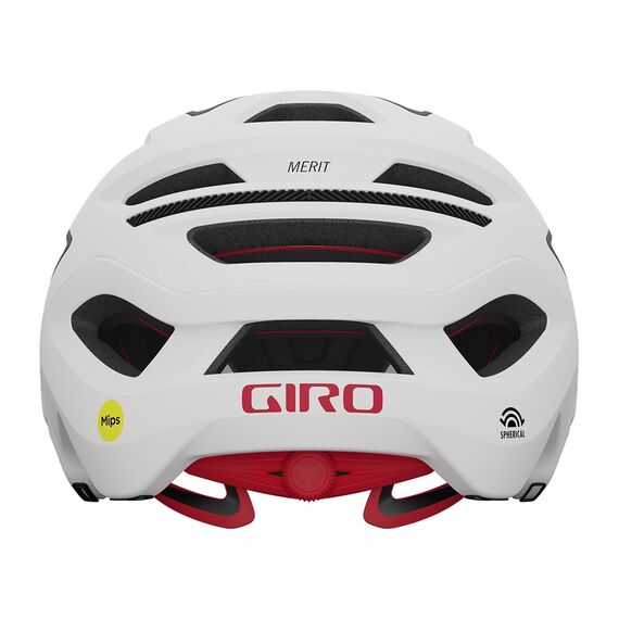 Kask mtb GIRO MERIT MIPS SPHERICAL matte biały czarny, Kolor: biały, Rozmiar: M (55-59 cm), 4 zdjęcie