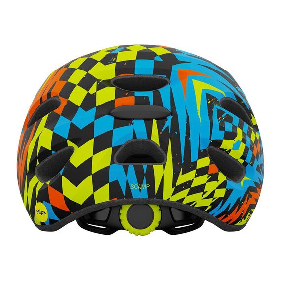 Kask dziecięcy GIRO SCAMP MIPS matte czarny check fade, Kolor: czarny, Rozmiar: XS (45-49 cm), 3 zdjęcie