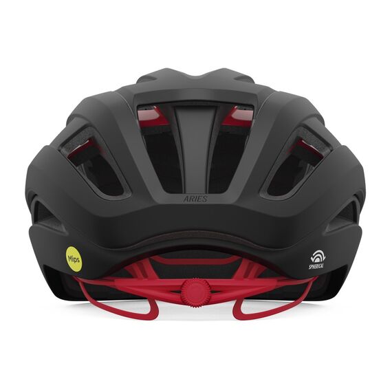 Kask szosowy GIRO ARIES SPHERICAL MIPS matte carbon czerwony, Kolor: czerwony, Rozmiar: S (51–55 cm), 3 zdjęcie