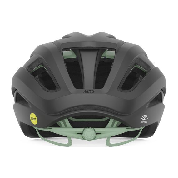 Kask szosowy GIRO ARIES SPHERICAL MIPS matte coal space green, Kolor: zielony, Rozmiar: L (59-63 cm), 3 zdjęcie