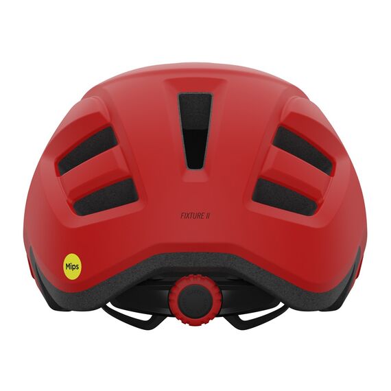Kask mtb GIRO FIXTURE II matte ano lime, Kolor: czerwony, Rozmiar: Uniwersalny (54-61 cm), 3 zdjęcie