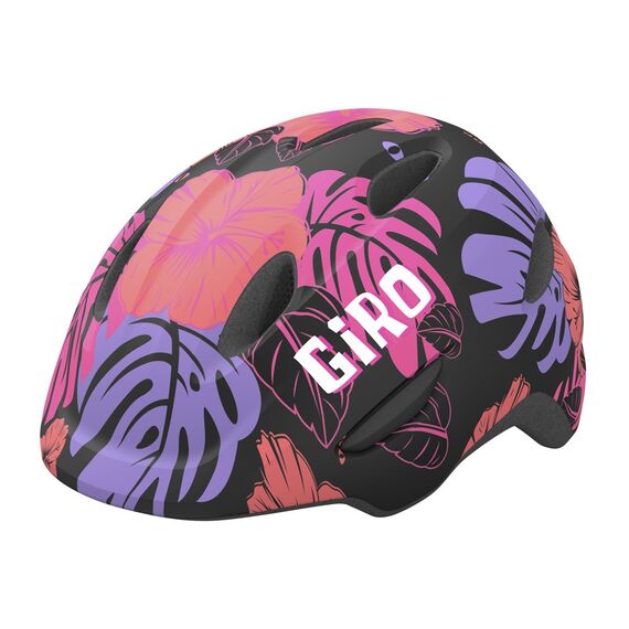 Kask dziecięcy GIRO SCAMP matte czarny floral, 2 zdjęcie