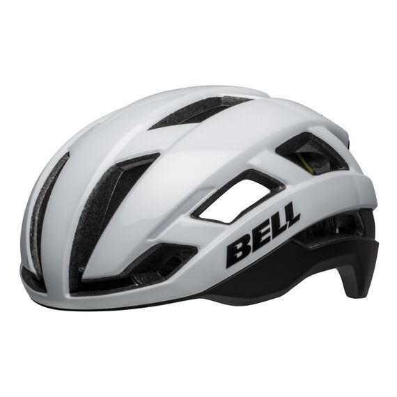 Kask gravel szosowy BELL FALCON XR INTEGRATED MIPS matte gloss biały czarny, Kolor: biały, Rozmiar: M (55-59 cm), 2 zdjęcie