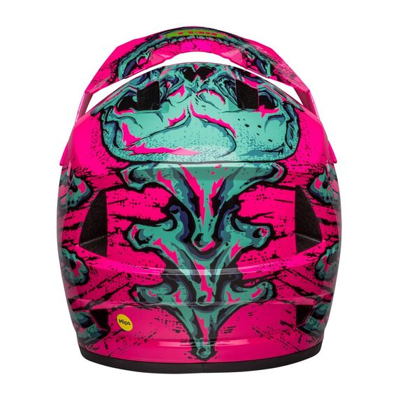 Kask full face BELL SANCTION 2 DLX MIPS bonehead gloss różowy turquoise  (LIMITED EDITION), Kolor: różowy, Rozmiar: XL (59-61 cm), 3 zdjęcie