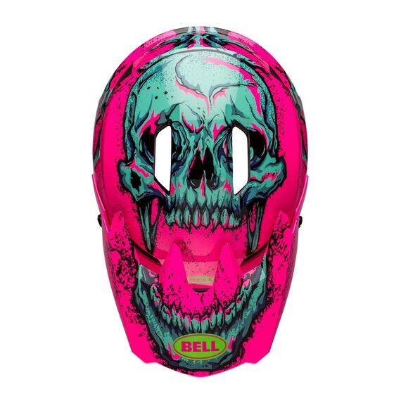 Kask full face BELL SANCTION 2 DLX MIPS bonehead gloss różowy turquoise  (LIMITED EDITION), Kolor: różowy, Rozmiar: XL (59-61 cm), 4 zdjęcie