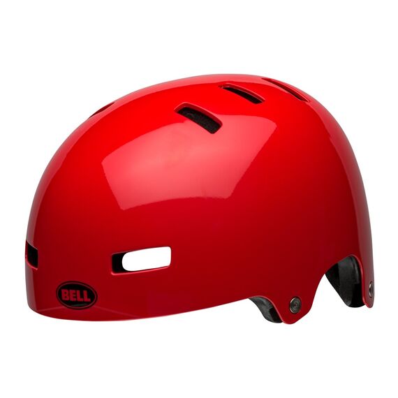 Kask bmx BELL LOCAL czerwony połysk, Kolor: czerwony, Rozmiar: M (55-59 cm), 2 zdjęcie