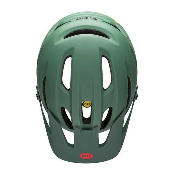 Kask mtb BELL 4FORTY matte gloss ciemny green infrared, Kolor: zielony, Rozmiar: M (55-59 cm), 4 zdjęcie