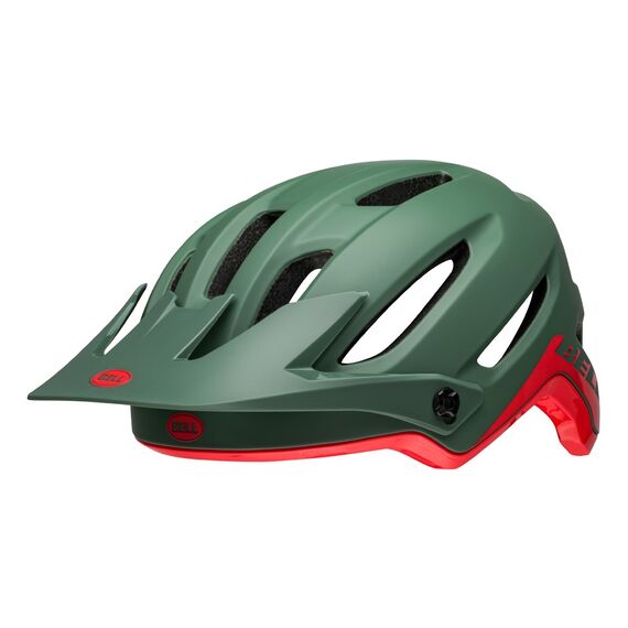 Kask mtb BELL 4FORTY matte gloss ciemny green infrared, Kolor: zielony, Rozmiar: L (58-62 cm), 2 zdjęcie