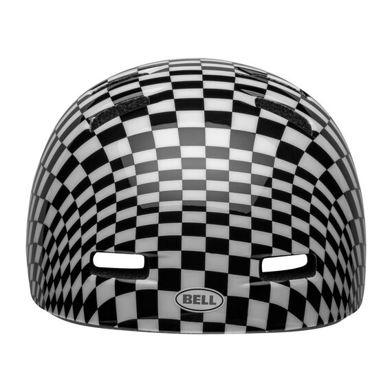 Kask dziecięcy BELL LIL RIPPER checker gloss czarny biały, Kolor: biały, Rozmiar: S (48–55 cm), 3 zdjęcie