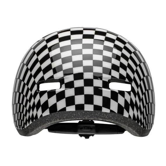Kask dziecięcy BELL LIL RIPPER checker gloss czarny biały, Kolor: biały, Rozmiar: S (48–55 cm), 4 zdjęcie