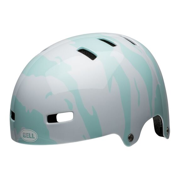 Kask juniorski BELL SPAN ravine gloss biało-niebieski, Kolor: błękitny, Rozmiar: S (51–55 cm), 2 zdjęcie