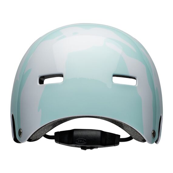 Kask juniorski BELL SPAN ravine gloss biało-niebieski, Kolor: błękitny, Rozmiar: S (51–55 cm), 4 zdjęcie