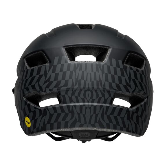 Kask juniorski BELL SIDETRACK INTEGRATED MIPS wavy checks matte czarny roz. Uniwersalny, Kolor: czarny, Rozmiar: Uniwersalny (50–57 cm), 3 zdjęcie