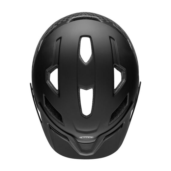 Kask juniorski BELL SIDETRACK INTEGRATED MIPS wavy checks matte czarny roz. Uniwersalny, Kolor: czarny, Rozmiar: Uniwersalny (50–57 cm), 4 zdjęcie