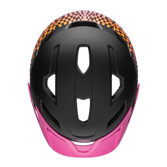Kask juniorski BELL SIDETRACK INTEGRATED MIPS wavy checks matte różowy roz. Uniwersalny, Kolor: różowy, Rozmiar: Uniwersalny (50–57 cm), 4 zdjęcie