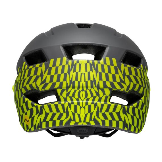 Kask juniorski BELL SIDETRACK INTEGRATED MIPS wavy checks matte retina sear roz. Uniwersalny, Kolor: żółty, Rozmiar: Uniwersalny (50–57 cm), 3 zdjęcie