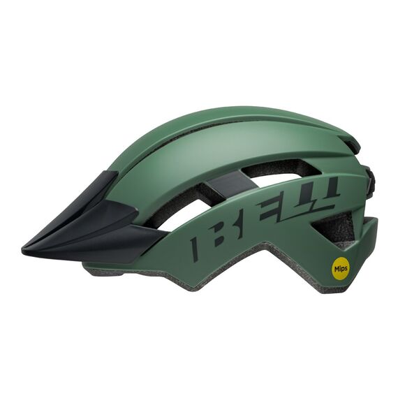 Kask dziecięcy BELL SIDETRACK II INTEGRATED MIPS matowy zielony, Kolor: zielony, Rozmiar: Uniwersalny (47-54 cm)