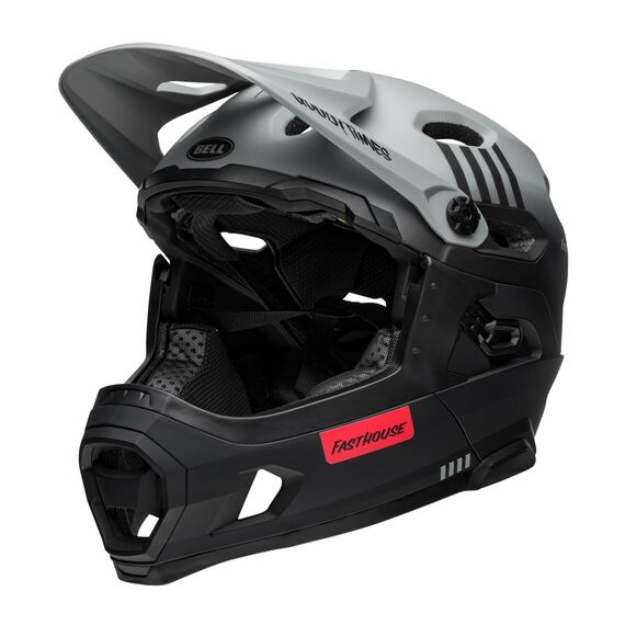 Kask full face BELL SUPER DH MIPS SPHERICAL fasthouse taco tuesday matte gray czarny, Kolor: czarny, Rozmiar: S (52-56 cm), 3 zdjęcie