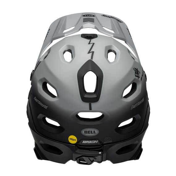 Kask full face BELL SUPER DH MIPS SPHERICAL fasthouse taco tuesday matte gray czarny, Kolor: czarny, Rozmiar: S (52-56 cm), 4 zdjęcie