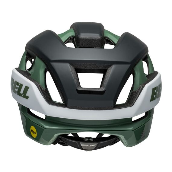 Kask gravel szosowy BELL XR MIPS SPHERICAL matte gloss scarab biały, Kolor: biało-zielony, Rozmiar: S (52-56 cm), 3 zdjęcie