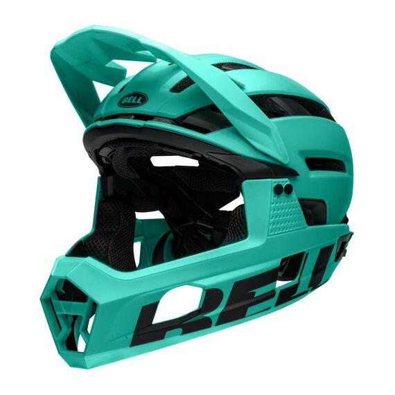 Kask full face BELL SUPER AIR R MIPS SPHERICAL matte turquosie czarny, Kolor: turkusowy, Rozmiar: M (55-59 cm), 2 zdjęcie