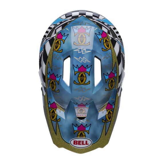 Kask full face BELL SANCTION 2 DLX MIPS caiden 24 gloss czarny biały  (LIMITED EDITION), Kolor: niebieski, Rozmiar: L (57-59 cm), 3 zdjęcie