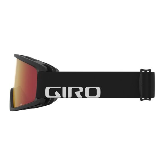 Gogle zimowe GIRO SEMI czarny WORDMARK (Szyba lustrzana kolorowa AMBER SCARLET 19-42% S2 + Szyba kolorowa żółty 84% S0), 3 zdjęcie