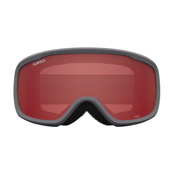 Gogle zimowe GIRO CRUZ szary WORDMARK (Szyba lustrzana kolorowa AMBER SCARLET 19-42% S2), 2 zdjęcie