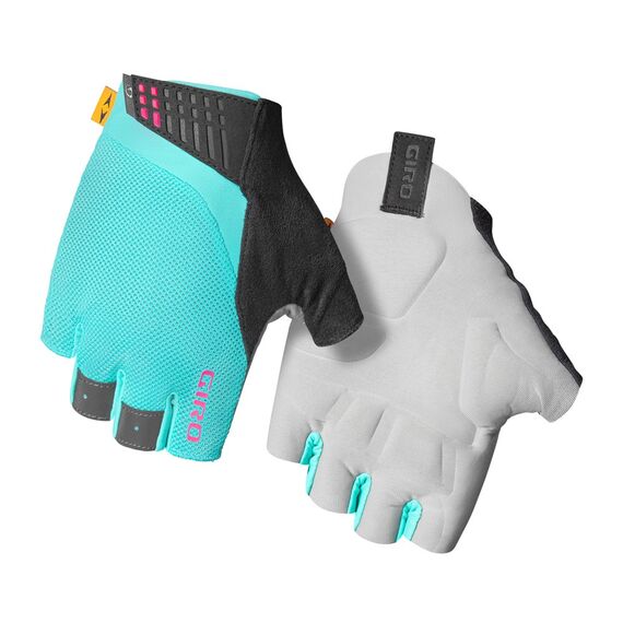 Rękawiczki damskie GIRO SUPERNATURAL W krótki palec screaming teal/neon różowy, Kolor: różowy, Rozmiar: S