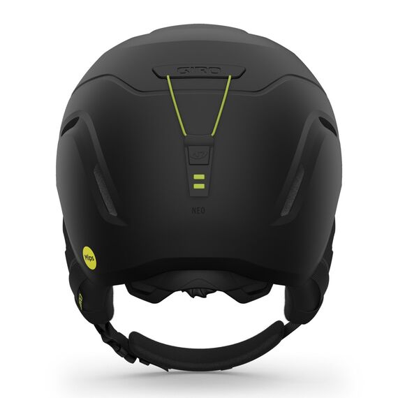 Kask zimowy GIRO NEO matte czarny / ano green, Kolor: czarny, Rozmiar: L (59-62.5 cm), 4 zdjęcie