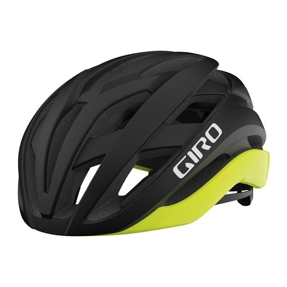 Kask szosowy GIRO CIELO MIPS matte czarny highlight żółty, Kolor: czarno-żółty, Rozmiar: L (59-63 cm), 2 zdjęcie