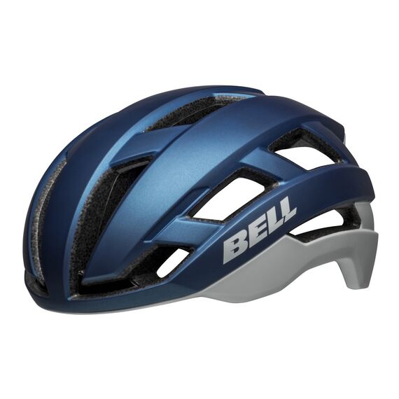 Kask gravel szosowy BELL FALCON XR LED INTEGRATED MIPS matte niebieski gray, Kolor: niebieski, Rozmiar: L (59-63 cm), 2 zdjęcie