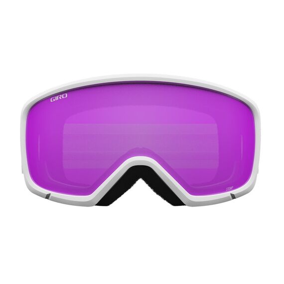 Gogle zimowe juniorskie GIRO STOMP białyWORDMARK (szyba AMBER różowy 19-42% S2), 2 zdjęcie