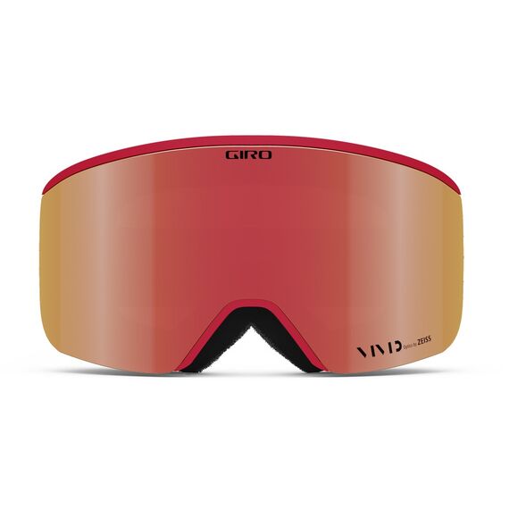 Gogle zimowe GIRO AXIS czerwony czarny THIRDS (Szyba lustrzana kolorowa VIVID-Carl Zeiss VIVID EMBER 19-42% S2 + Szyba lustrzana kolorowa VIVID-Carl Zeiss INFRARED 58% S1), 2 zdjęcie