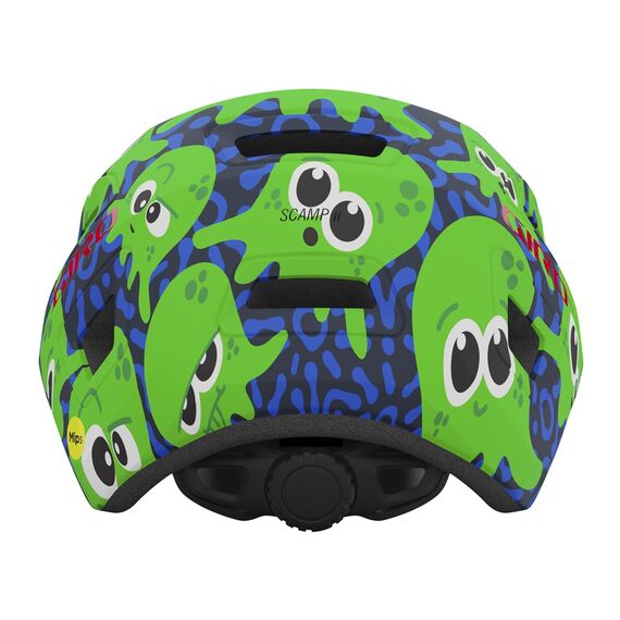 Kask dziecięcy GIRO SCAMP II matte midnight bright green inked, Kolor: zielony, Rozmiar: XS (45-49 cm), 3 zdjęcie