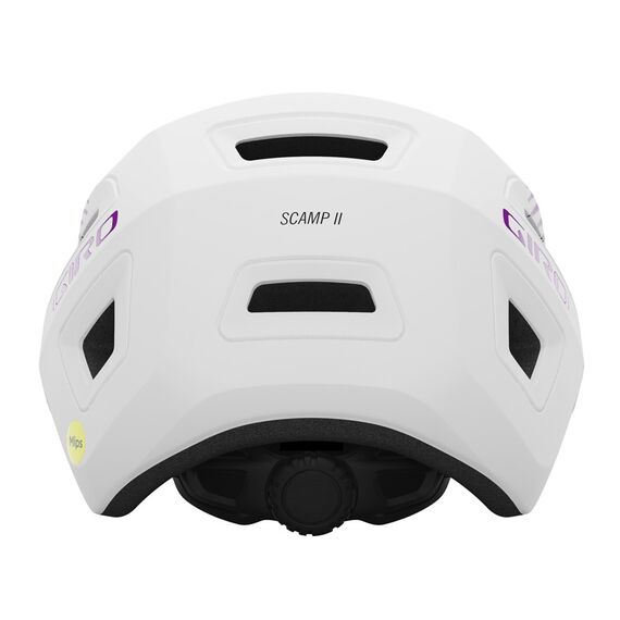 Kask rowerowy dziecięcy GIRO SCAMP II matte purple towers, Kolor: fioletowo-biały, Rozmiar: XS (45-49 cm), 3 zdjęcie
