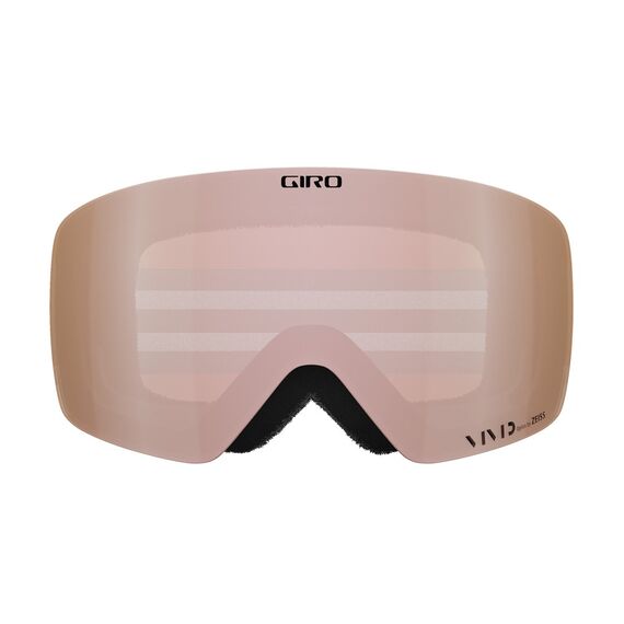 Gogle zimowe GIRO CONTOUR RS biały MONOGRAM (Szyba lustrzana kolorowa VIVID-Carl Zeiss ROSE GOLD 19-42% S2 + Szyba lustrzana kolorowa VIVID-Carl Zeiss INFRARED 58% S1), 2 zdjęcie