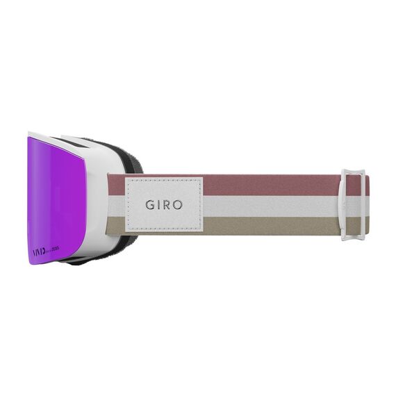 Gogle zimowe GIRO ELLA biały LX STRIPE (szyba VIVID różowy 00% S2 + VIVID INFRARED 62% S1), 3 zdjęcie