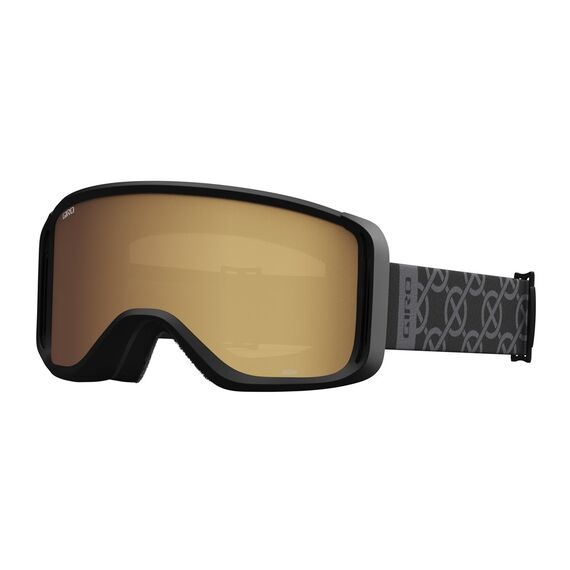 Gogle zimowe GIRO SAGEN czarny MONGRAM (szyba AMBER GOLD 19-42% S2)