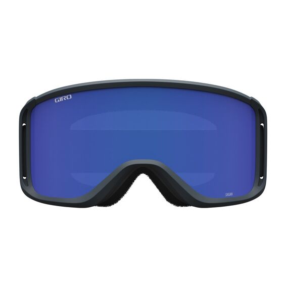 Gogle zimowe GIRO SAGEN ciemny SHARK THIRDS (szyba szary Cobalt  8-18% S3 + szyba żółty 71% S1), 2 zdjęcie