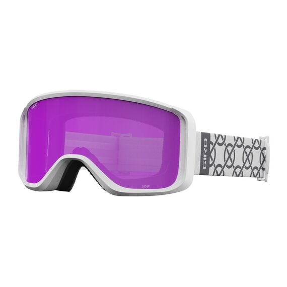 Gogle zimowe GIRO SAGEN biały MONOGRAM (szyba AMBER różowy 19-42% S2)